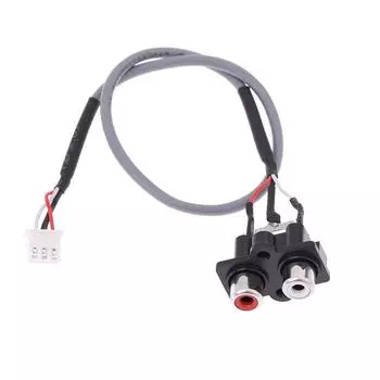 30 см аудио сигнальный кабель 2 Rca к Xh2.54Mm-3Pin аудио входной разъем расширенный звуковой сигнальный интерфейс для панели усилителя