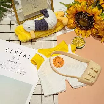 30 см аксессуары для кукол D-uck плюшевая кукольная одежда Кукольная одежда съемная одежда шляпа костюм аксессуары для плюшевых игрушек