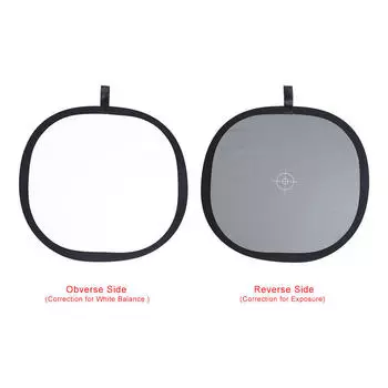 30 см Баланс белого Фокусная доска 18% Фотография Серая доска Задний мягкий свет Портативный