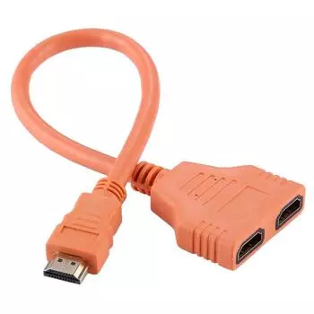 30 см HDMI Male to Dual HDMI Female 1.4 соединительный кабель-адаптер