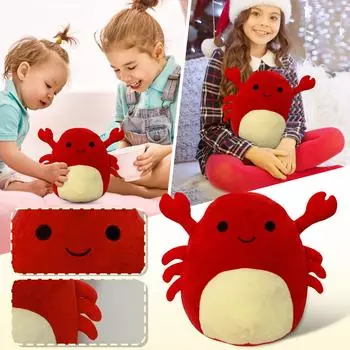 30 см, хит продаж, плюшевая кукла, игрушка в подарок, детская тряпичная кукла в мультяшном стиле красный