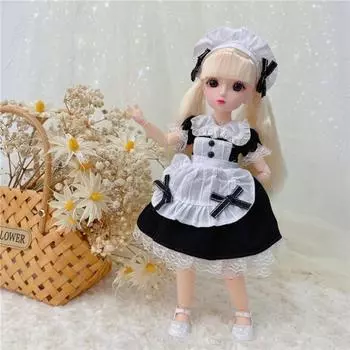 30 см интересная сменная одежда, простая в использовании кукла принцессы, дизайн костюма, игрушка для ролевых игр, ежедневная игрушка BJD 1 M