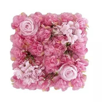 30 см искусственная роза цветок настенная панель свадьба невеста вечеринка детский душ квадратный 3D цветочный настенный фон украшение фото реквизит