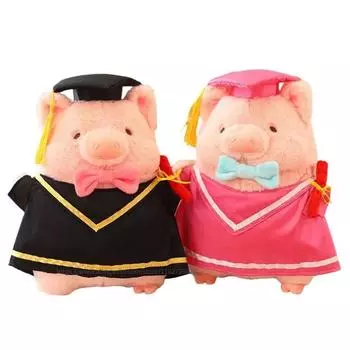 30 см кавайная креативная плюшевая игрушка свинья мягкая подушка в виде животного свинья детский подарок на день рождения выпускной для студента домашний декор about 30cm