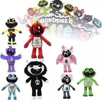 30 см Кошмарные твари Мягкая плюшевая кукла Коллекция Улыбающиеся твари Игрушка Мягкая игрушка Маковая модель Украшение комнаты Рождественские подарки Игрушка
