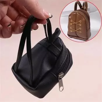 30 см кукла цепочка сумка ролевые игры кукла сумка детские игрушки миниатюрный рюкзак плюшевая кукла чёрный