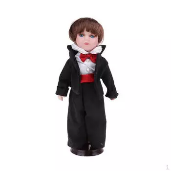 30 см кукла жених в свадебном костюме, подарок другу на день Святого Валентина, коллекция декора для кукольного домика