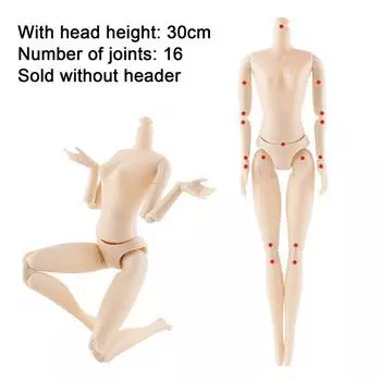 30 см куклы игрушки для девочек 1/6 Bjd куклы тело пластиковая игрушка «сделай сам» для девочек 30cm