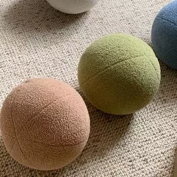 30 см милый шар плюшевый орнамент твердая подушка диван подушка цветной шар подушка игрушка плюшевый диван