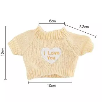 30 см плюшевая игрушка одежда милая желтая утка плюшевые куклы мягкие куклы аксессуары подарки ONESIZE