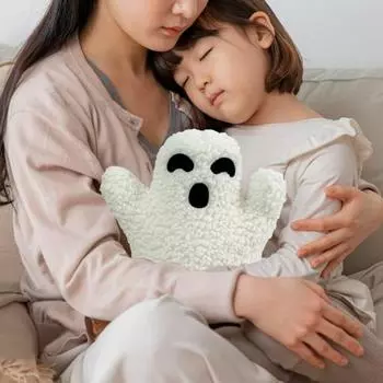 30 см плюшевая кукла-призрак на Хэллоуин, милая подушка в форме привидения, жуткий орнамент для гостиной, дивана, спальни, праздничного украшения для вечеринки A