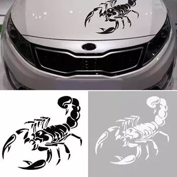 30 СМ Прохладный 3D Скорпион Автомобильные Наклейки Стайлинга Автомобилей Наклейка Для Украшения Автомобиля DIY