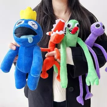 30 см Радужные друзья плюшевые игрушки мультяшные игровые персонажи куклы Kawaii Blue Monster мягкие игрушки для детей-фанатов 30cm A