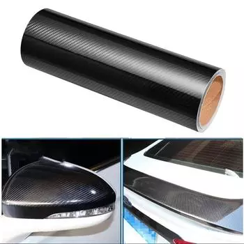 30 см x 3 м/10 футов 5D углеродное волокно зернистость ПВХ виниловая пленка наклейки лента для экстерьера и интерьера автомобиля рулон пленки наклейки для стайлинга автомобиля 30cm x 3m