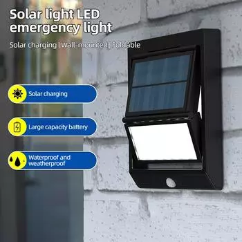 30 светодиодных солнечных ламп с датчиком движения PIR, настенный светильник, уличный солнечный светильник, водонепроницаемый солнечный уличный светильник с питанием от солнечных батарей, декор для сада 0-5W белый