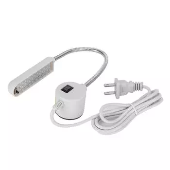 30 светодиодов для швейной машины, рабочая лампа на гибкой стойке с магнитным основанием, переменный ток