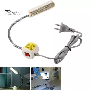 30 светодиодов рабочего освещения для швейной машины Гибкая вращающаяся лампа с магнитным основанием