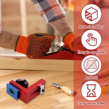 30 Тип направляющей для резки под углом Т-образная опора направляющей для резки под углом Т-образный паз Ограничитель направляющей для резки под углом Соединитель направляющей для резки под углом Локатор желоба