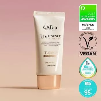 [30%][Tone Up Tea] Dalba Waterful Pink Tone Up Sun Cream 50 мл, корейский солнцезащитный крем