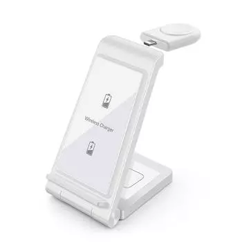 30 Вт 3 в 1 беспроводная зарядная подставка для Airpods Pro Apple Watch 9 8 складная док-станция для быстрой зарядки для iPhone 15 14 13 12 11