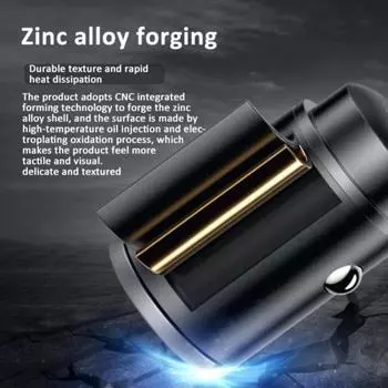 30 Вт автомобильное мини-зарядное устройство быстрая зарядка PD+QC/PD+PD двойной USB тип C автомобильный адаптер прикуривателя аксессуары 12-24 В