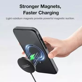 30 Вт Магнитная беспроводная зарядная панель PD Type C USB Телефон Быстрая зарядка док-станция для Samsung iPhone 16-11 Pro Max Airpods 3/2