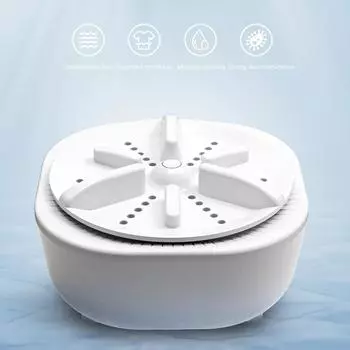 30 Вт Ультразвуковая Турбо Стиральная Машина USB Мини Турбо Стирка Детской Одежды Нижнего Белья Носков Деловых Поездок Путешествий