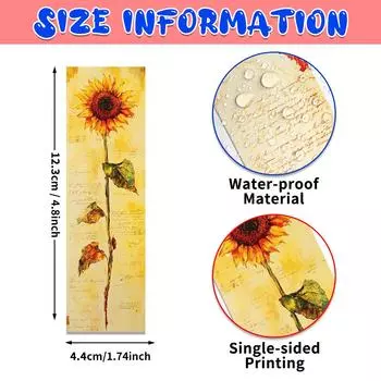 30 винтажных постеров серии «Подсолнух» Бумажные закладки Товары Закладки Чтение Основы