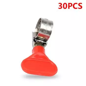 30 x Car Stainless 8-12mm Butterfly Hose Clamp Resistance to Scaling & Corrosion