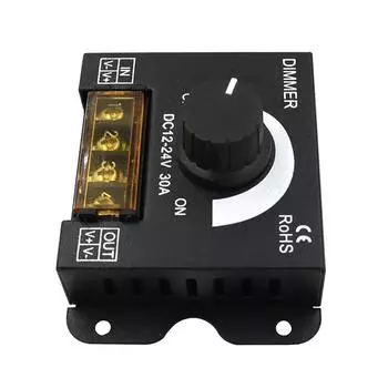 30A LED Brightness Regulator DC 12V-24V LED Dimmer Switch PWM Digital Stepless Dimming for Lamp Strip Single Color Lamp spain