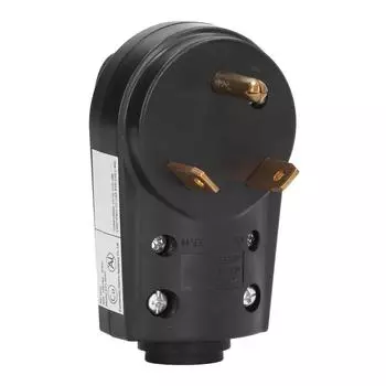 30A RV Plug Male Сменный сверхпрочный 3-контактный электрический разъем с ручкой