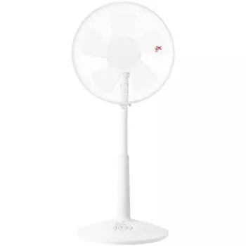 30cm Living Room Fan Button Air Volume with Timer White [Yamazen] (Push Switch) (3 Levels) YLT-C30(W)