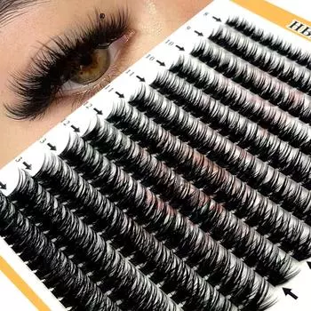 30D/40D/60D/66D/80D/88D/100D 9-16 мм Mix D Curl Индивидуальные накладные ресницы Кластеры Мягкие и натуральные накладные ресницы D&0.07mm&MIX