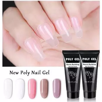 30g UV Poly Gel Crystal Extension Builder Polygel Nail Art Gel Lacquer Jelly Acrylic Builder
