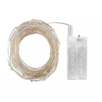 30LED гирлянда с цветочным букетом, гирлянда, сказочный свет для свадебного декора ко Дню святого Валентина Warm white