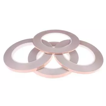 30M односторонняя токопроводящая лента из медной фольги, клейкая лента для экранирования электромагнитных полей 3mm*30m