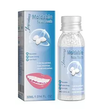 30ML Resin Tooth Repair Dental Shapeable Teeth Glue Makeup Dentures Modification Filling Broken Fangs Safety Dental Supplies синий