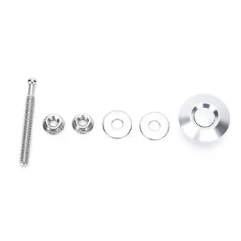 30мм 1,2 дюйма Универсальные автомобильные быстросъемные штифты капота с кнопочным фиксатором капота Серебристый серебряный