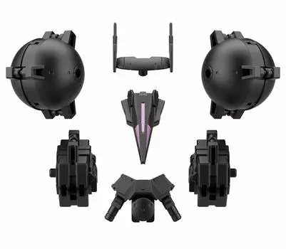30MM Дополнительная броня для высокомобильной модели из пластика [для Cielnova/Black] 1/144 с цветовой кодировкой