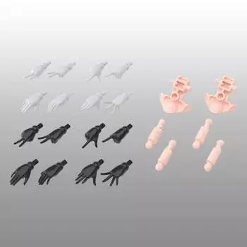 30MS дополнительные части для рук [белый / черный], корейская популярная бандай