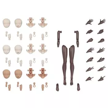 30MS Optional body parts Arm parts & Leg parts [Brown] Color-coded plastic model