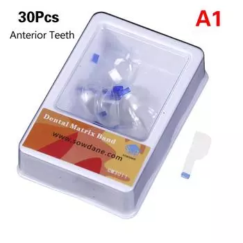 30Pcs/Box Dental Transparent Sectional Contoured Matrices Matrix Anterior And Posterior Teeth Polyester Dental Materials
