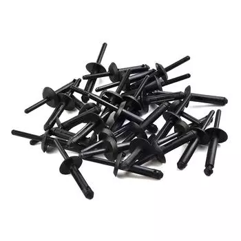 30pcs Car Clips Car mudguard Bumper Rivet Clips Self-Plugging Rivet Fastener For Jeep WJ Grand Cherokee 34201631 чёрный