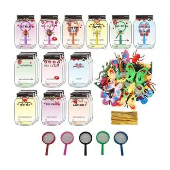 30pcs Children s Valentine s Day Greeting Card School Holiday Valentine s Day Gift Card One Size