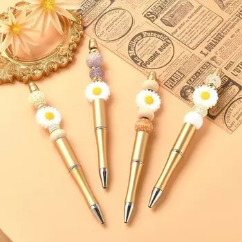 30Pcs Gold Beaded Ballpoint Pen Pens Gift for Writing Beadable Pens DIY Gift for Student Office Supplies 30Pcs чёрный