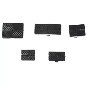 30Pcs Nylon Automotive Dent Repair Glue Tabs Car Dent Repair Gasket Set Black