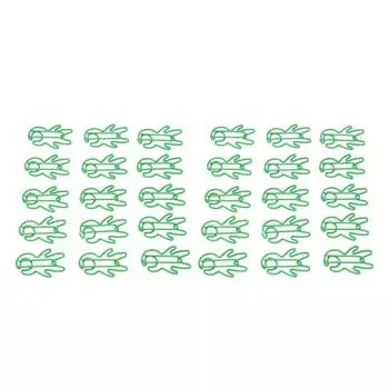 30Pcs Paper Clip Antislip Human Shaped Portable Multipurpose for Home School Office File Classificat