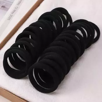 30Pcs/Set Elastic Basic Hair Bands Girls Colorful Nylon Rubber Bands Head Rope Scrunchies Kids Ponytail Holder Hair Accessories