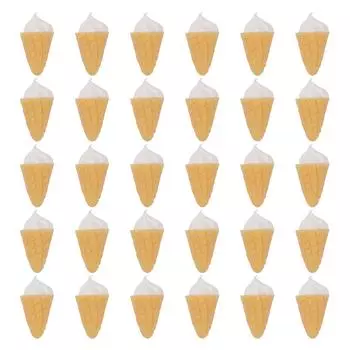 30шт 1:12 Миниатюрных Домиков, Имитация Мороженого, Портативные Милые Миниатюрные Игрушки Для Еды