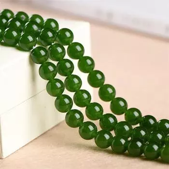 30шт Натуральная Трава Зеленый Нефрит Халцедон Круглые Бусины Красивые Разноцветные Бусины Ручной Работы Браслет Diy Ожерелье Ювелирные Изделия Бусы Ручной Работы Аксессуары 4mm